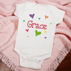 New Baby "She's All Heart" Personalized Infant Creeper